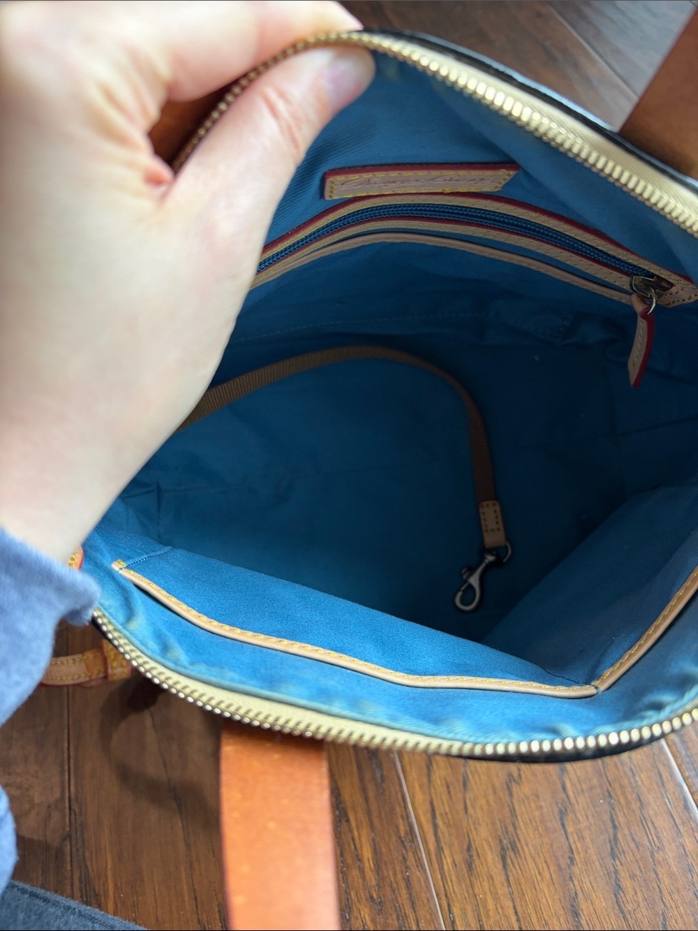 Dooney & Bourke Black Patent Satchel - Picture 8 of 10